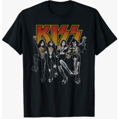 Camiseta KISS - Camiseta com desenho Destroyer Adulto/Infantil Lançamento Unissex Em Algodao
