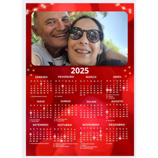 Calendário Personalizado Plastificado 2026 A4 com Foto, Frase ou Logo em Oferta na Shopee