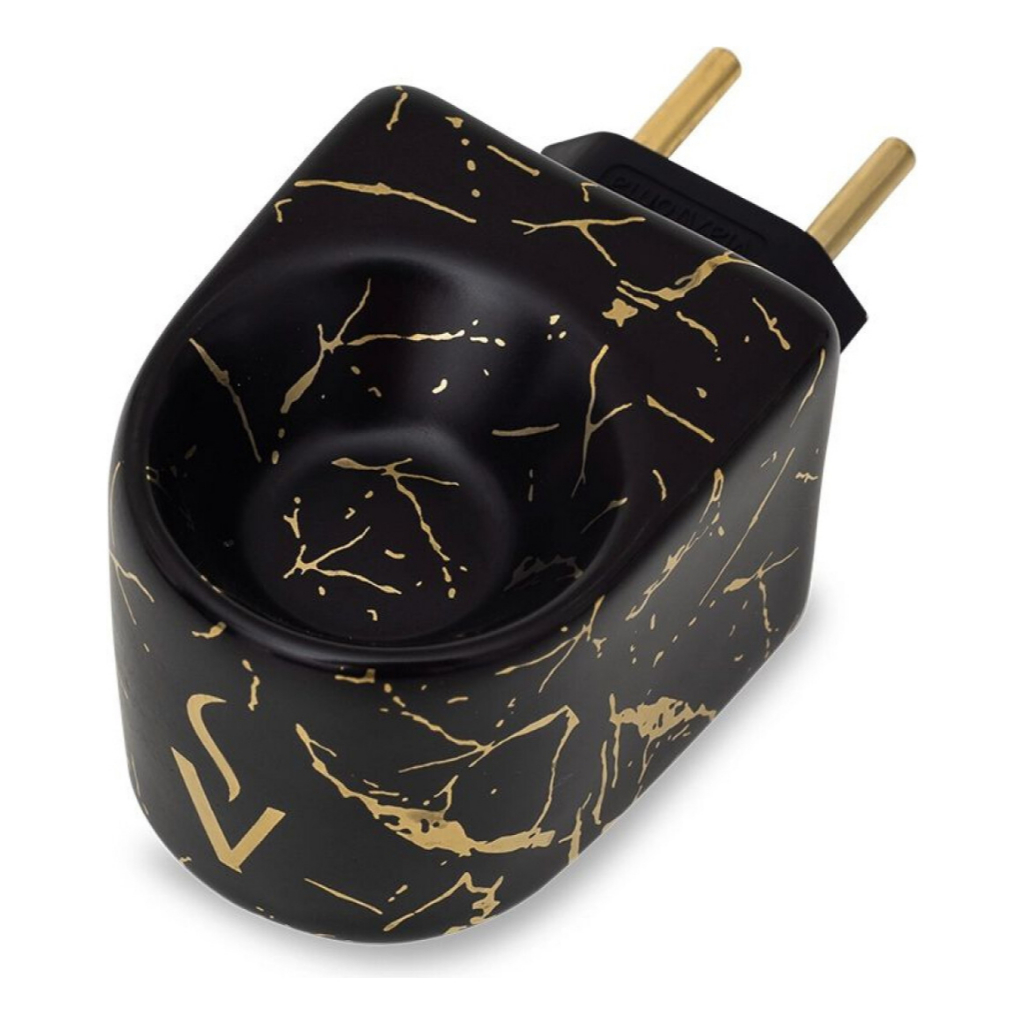 Aromatizador Porcelana Stone Black Difusor Elétrico de Tomada Via Aroma Aromaterapia Original Bivolt em Oferta na Shopee