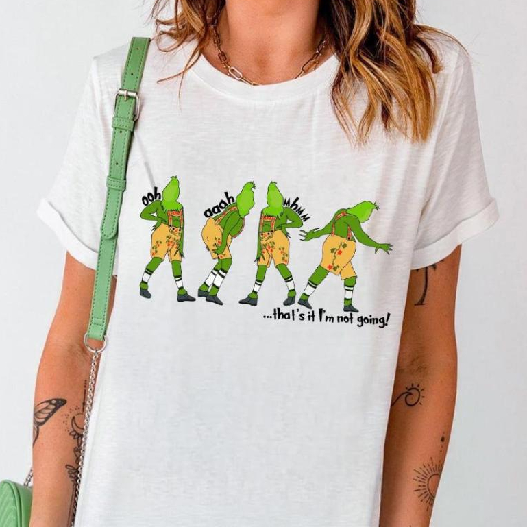 Camiseta Grinch Natal Personagem Masculina Feminina Algodão Desenho Filme Estampa Divertida Casual