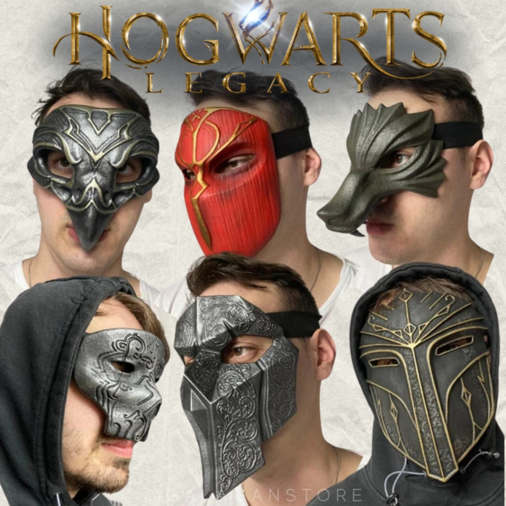 Máscaras Hogwarts Legacy / Harry Potter - Vários Modelos