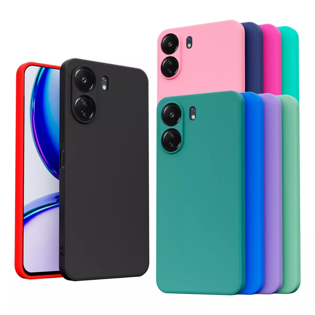 Capa Capinha Aveludada Anti Impacto + Película 3D Para Xiaomi Redmi 13C