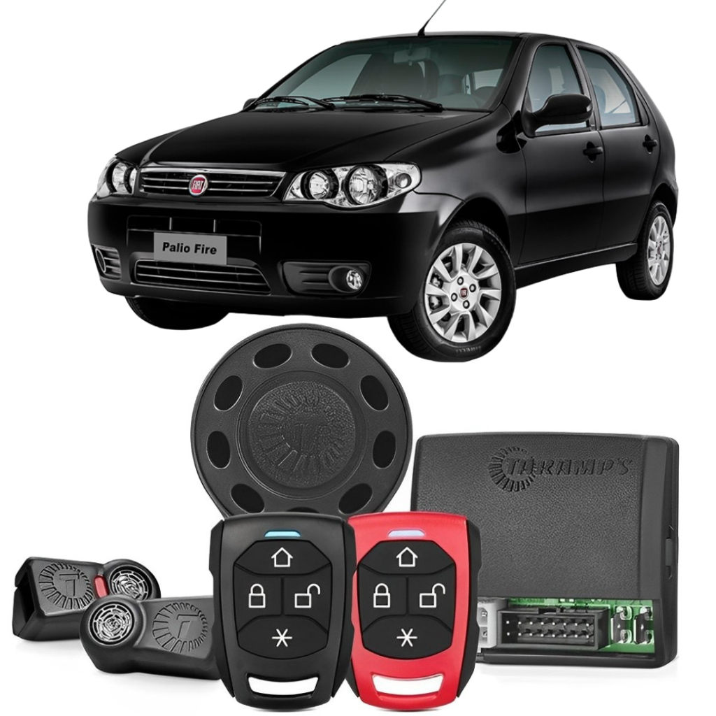 Alarme Fiat Palio Automotivo Tarsafe Tw20 G4 2 Controles Tr2