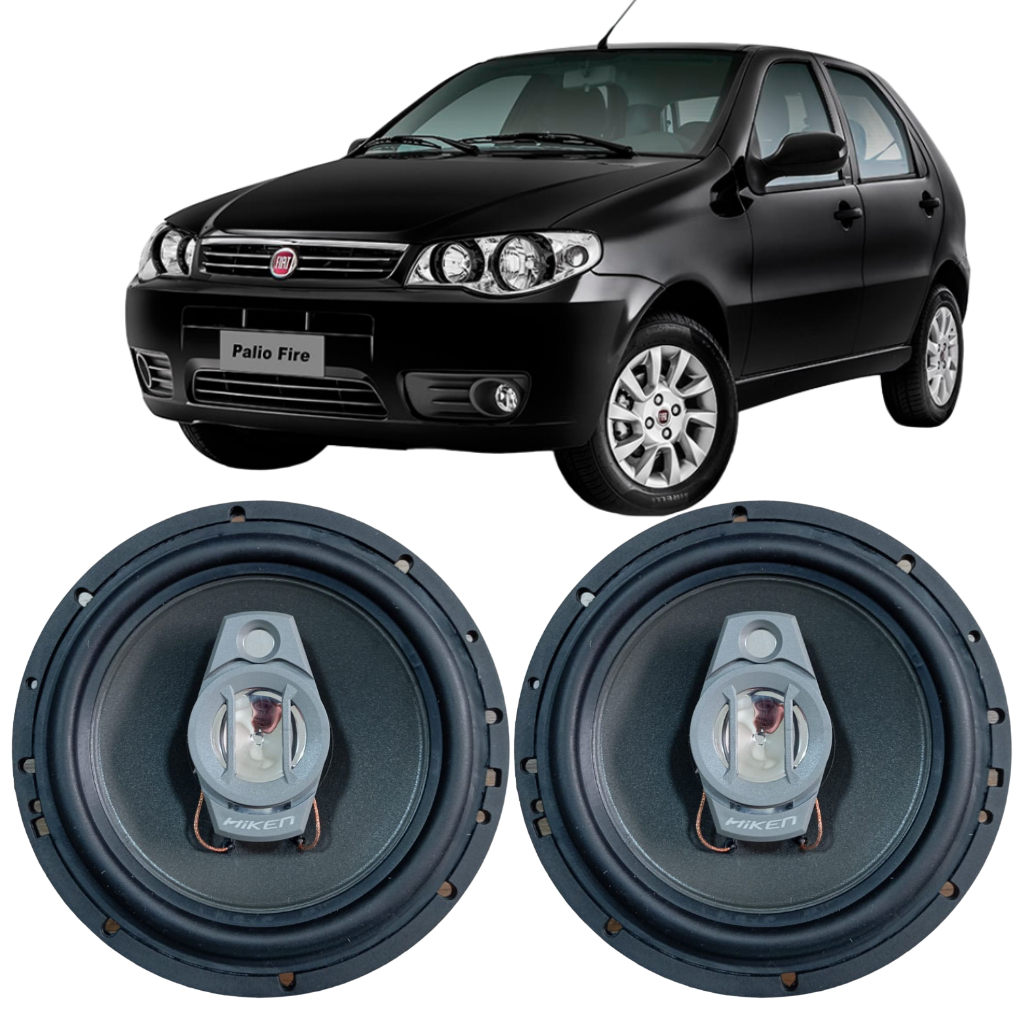 Par Alto Falante hn 6 Polegadas 130w rms 4 Ohms hiken Som Fiat Palio