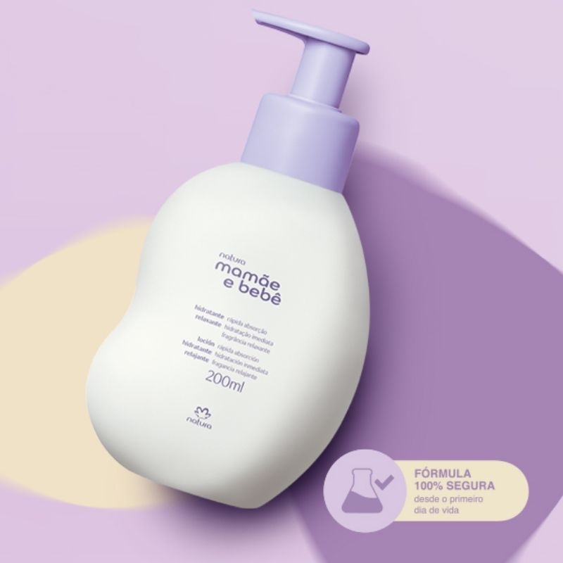 Hidratante Relaxante Mamãe e Bebê 200 ml em Oferta na Shopee