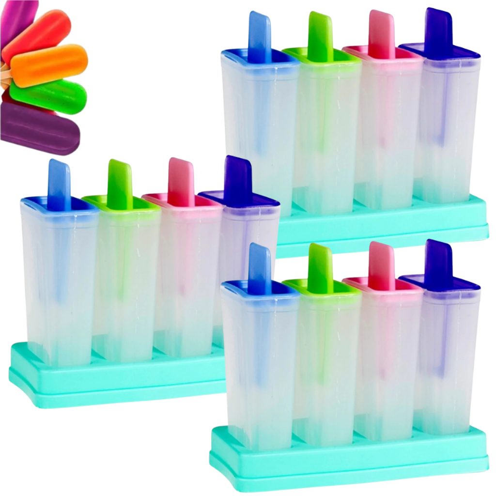 12 Forma para Fazer Sorvete Picolé Picoleteira Palito Caseiro em Oferta na Shopee