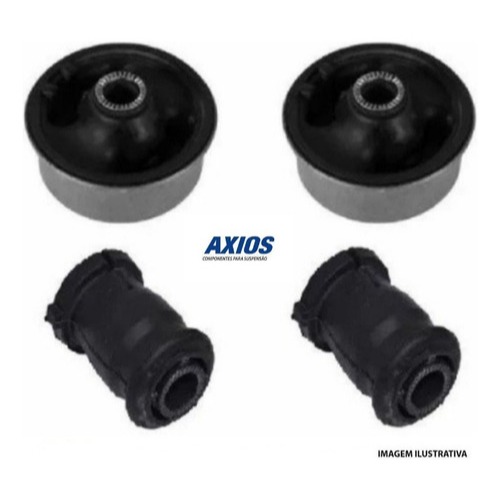 4 Bucha Bandeja Toyota Corolla Fielder 2003 2004 2005 2006 2007 2008 2009 2010 2011 2012 2013 2014 2015 2016 2017 18 19