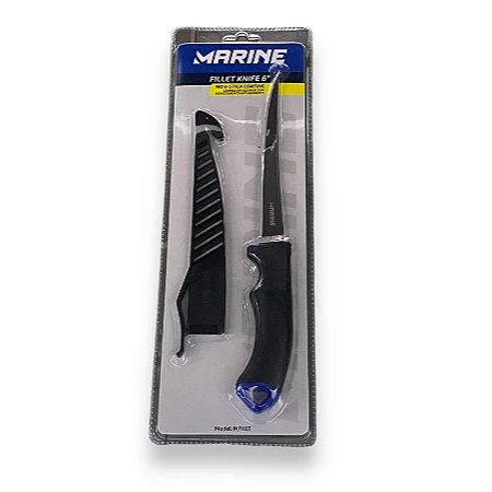 Faca Fileteira Marine Sports 4" - Lisa/Serrilhada Fillet Knife New Design 2024