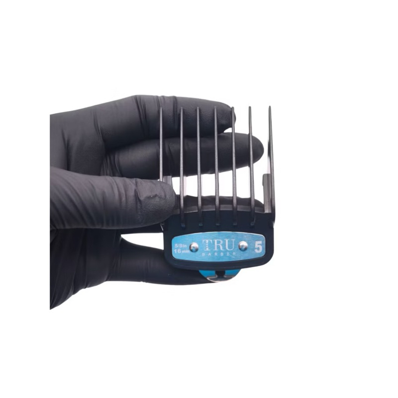 Pente Guia Profissional #5 acessório 5/8" (16,0 mm) com Trava de Ferro para Barbeiro