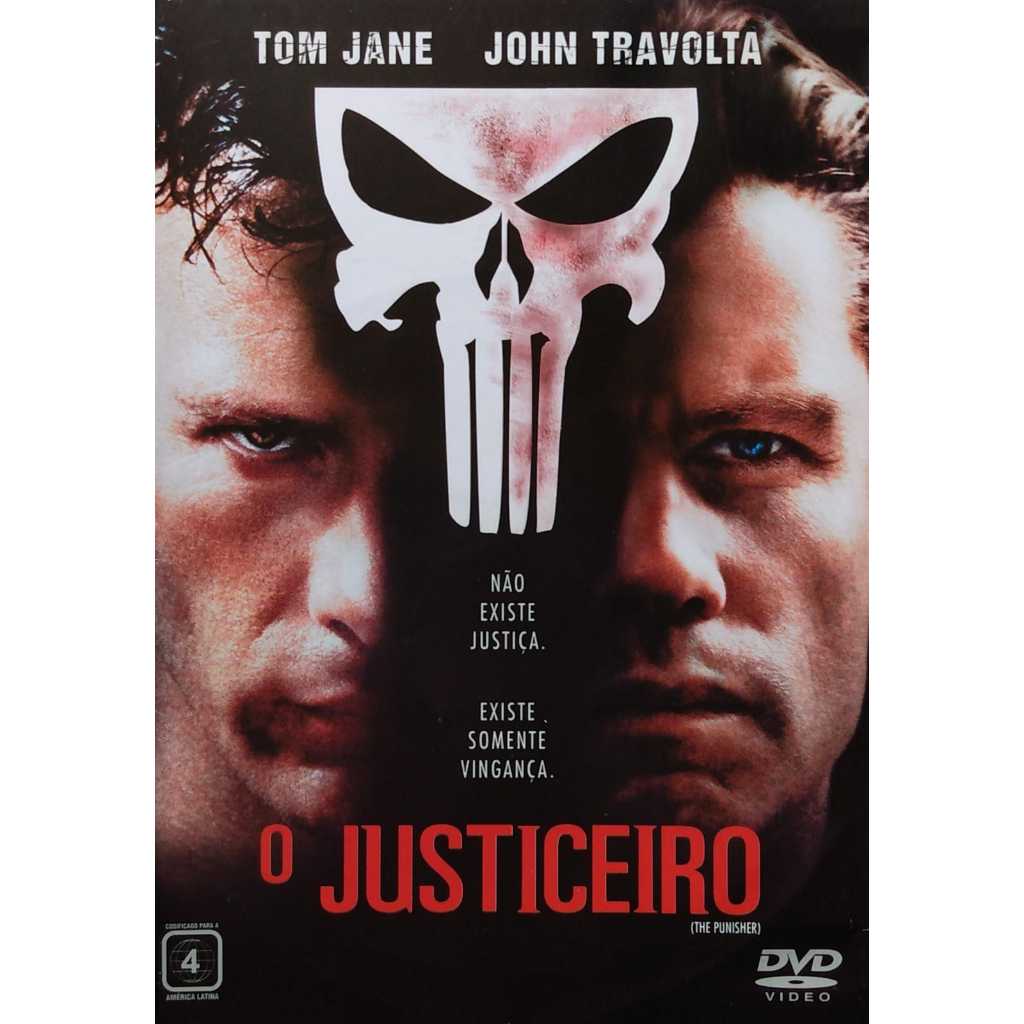 O JUSTICEIRO DVD  TOM JANE  JOHN TRAVOLTA MARVEL  THE PUNISHER