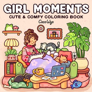 Girl Moments - 42 Desenhos para Colorir