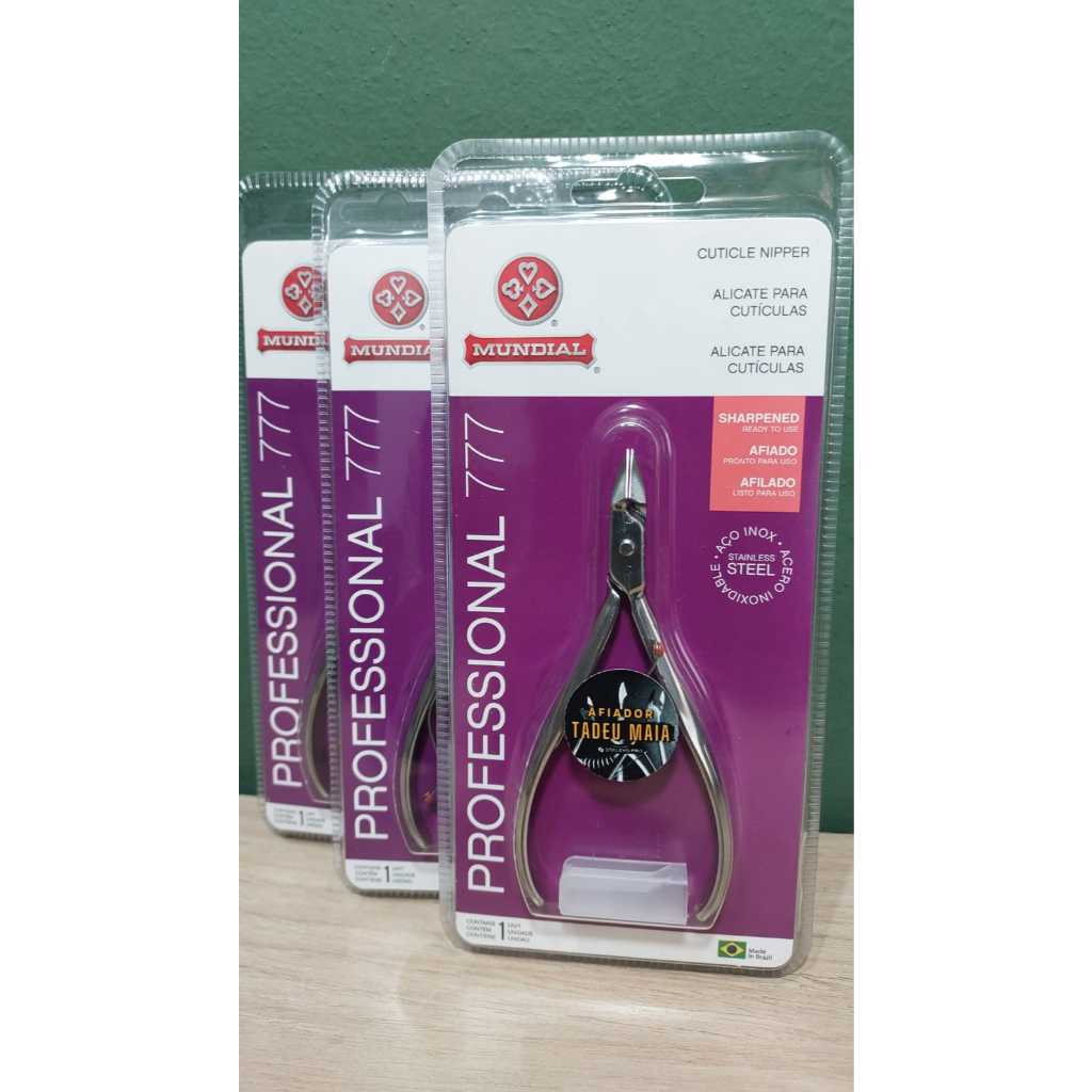 KIT COM 3 ALICATES 777 MUNDIAL AFIADOS POR UM PROFISSIONAL em Oferta na Shopee