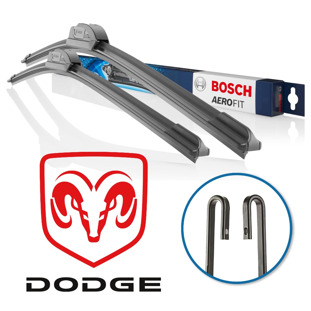 Par de Palheta Limpador de Parabrisa Original Bosch Dodge