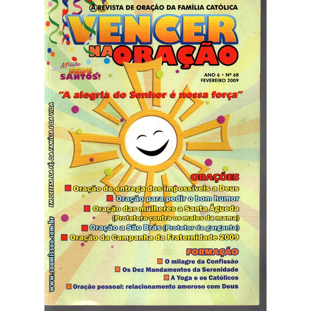 Revista Vencer Na Oração, Ano 6, Edição 68, Fevereiro 2009