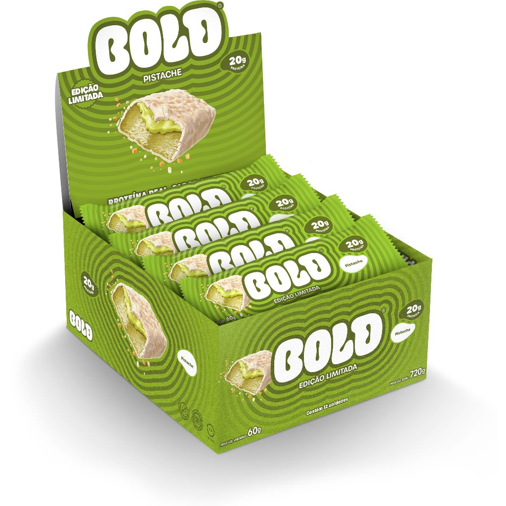 BOLD PISTACHE - EDIÇÃO LIMITADA Barra Proteína