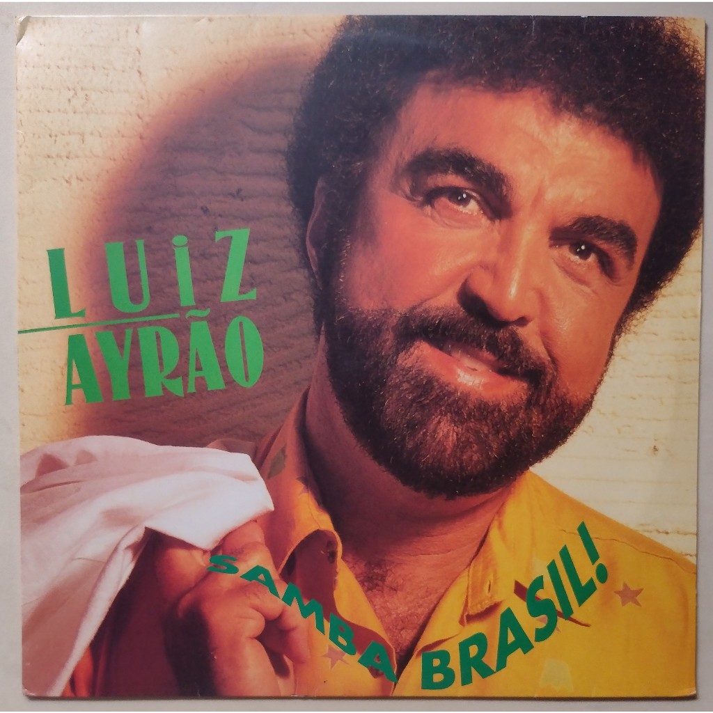 LP LUIZ AYRÃO SAMBA BRASIL 1993 COM ENCARTE VINIL