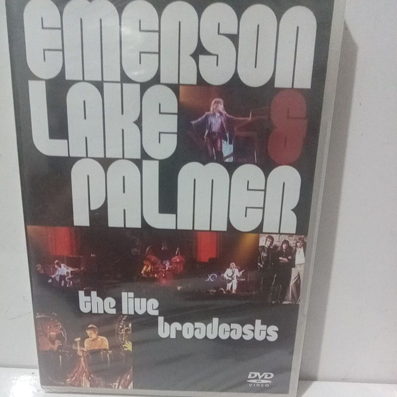 Dvd Emerson, Lake e Palmer The Live Broadeasts Lacrado de Fabrica Original