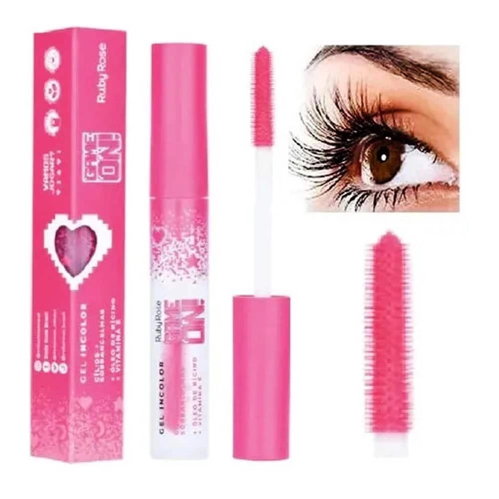 Gel Incolor Para Cílios E Sobrancelhas Game On - HB-509 Ruby Rose em Oferta na Shopee