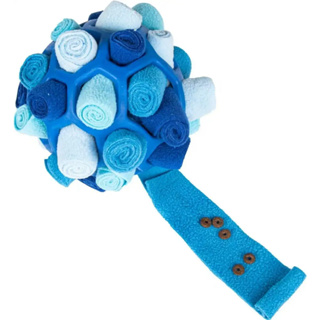 Brinquedo Bola Farejador com Tecidos para Petiscos – Enriquecimento Ambiental, Lavável em Oferta na Shopee