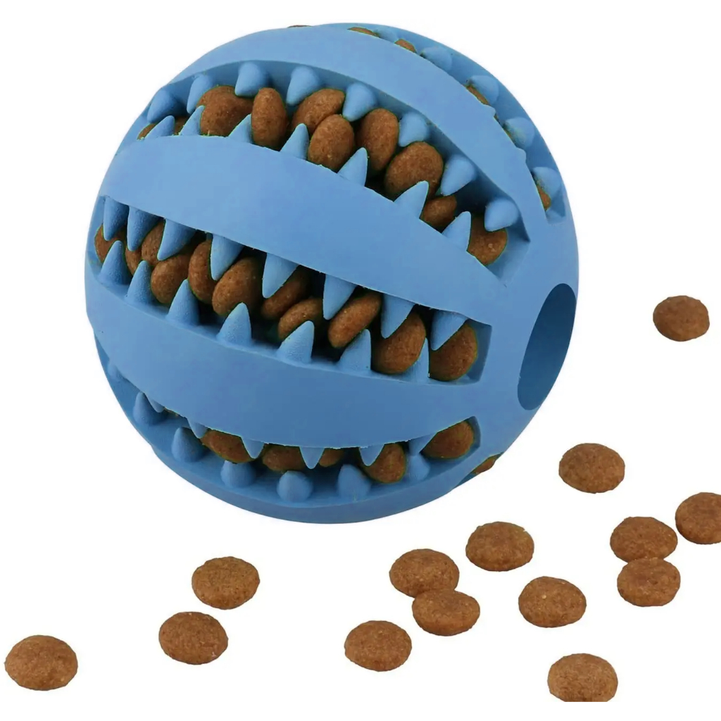 Brinquedo Bola com Ranhuras para Petisco – Enriquecimento Ambiental, Fácil de Limpar em Oferta na Shopee