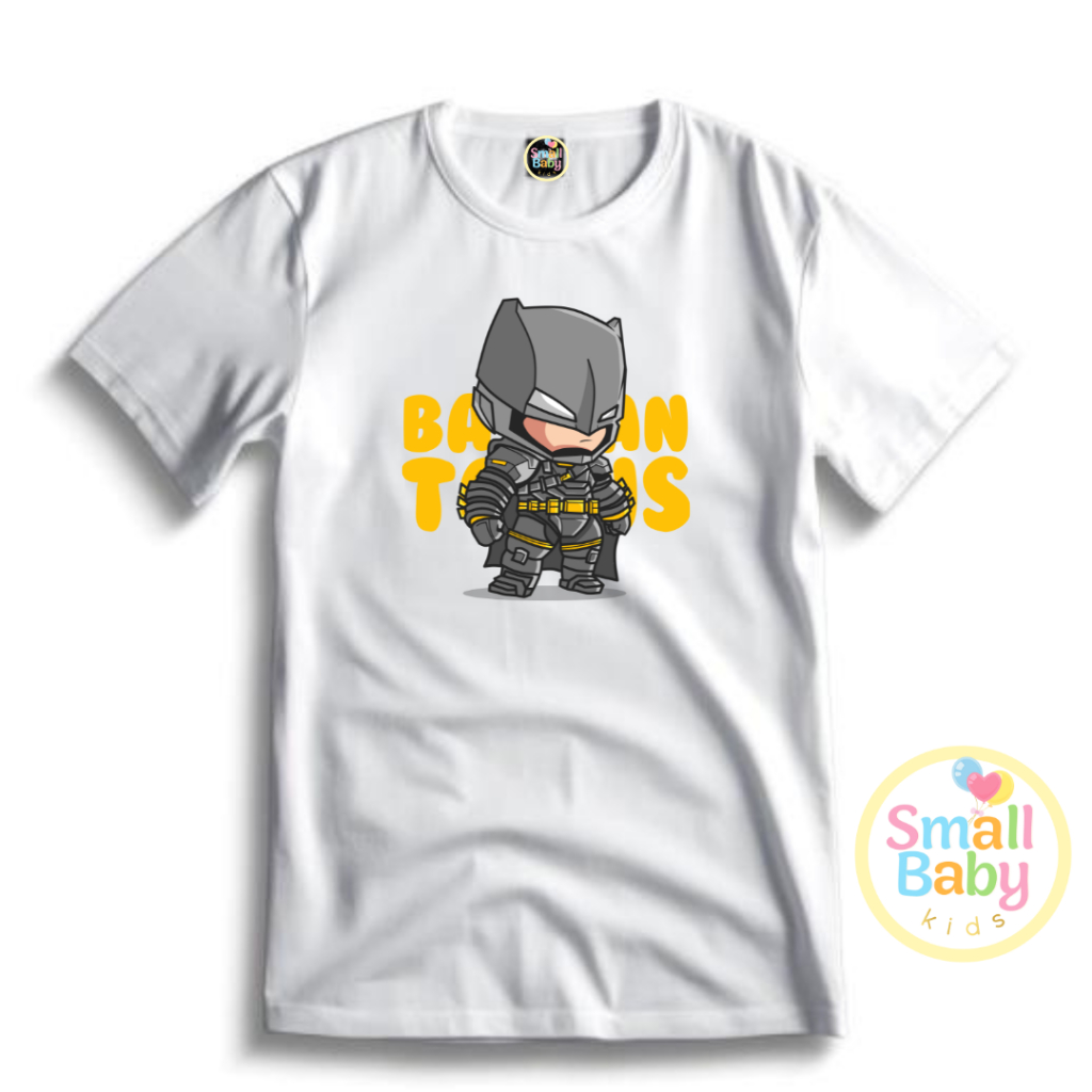 Camiseta/ Camisa Infantil /Juvenil Unissex Personagem Batman Criança em Algodão