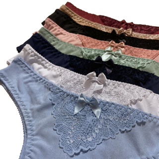 Kit 5 Calcinha Tanga com renda Forro de Algodão confortável básica dia dia em Oferta na Shopee