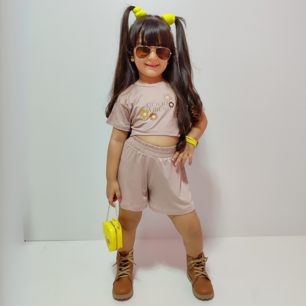 Conjunto Infantil Menina Blogueirinha Feminino Festa Modinha