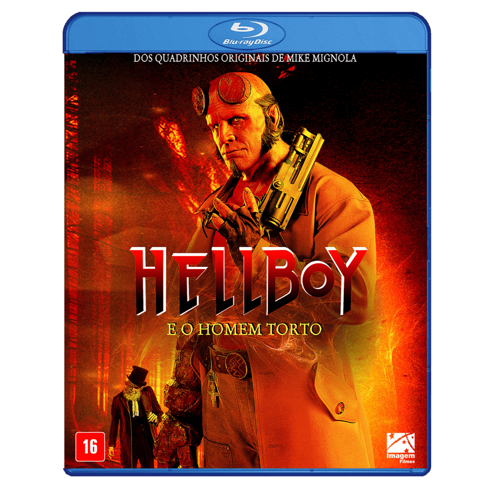 Blu-ray Hellboy E O Homem Torto (2024) (Autorado) Dublado/legendado