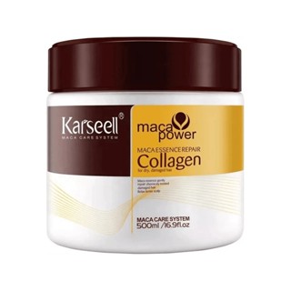 Máscara Capilar Karseell Original Collagen Tratamento 500g Hidratação em Oferta na Shopee