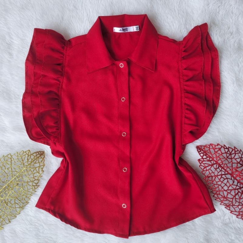 camisa blusa infantil social princesa