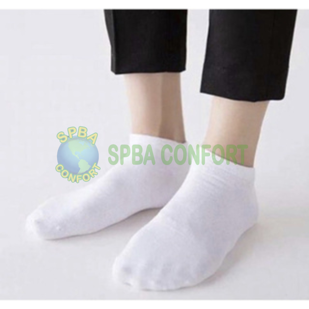 Kit  3,6,9,12,15 e 18 Pares de Meias Brancas Soquete Cano Curto Masculina Feminina Unissex varejo