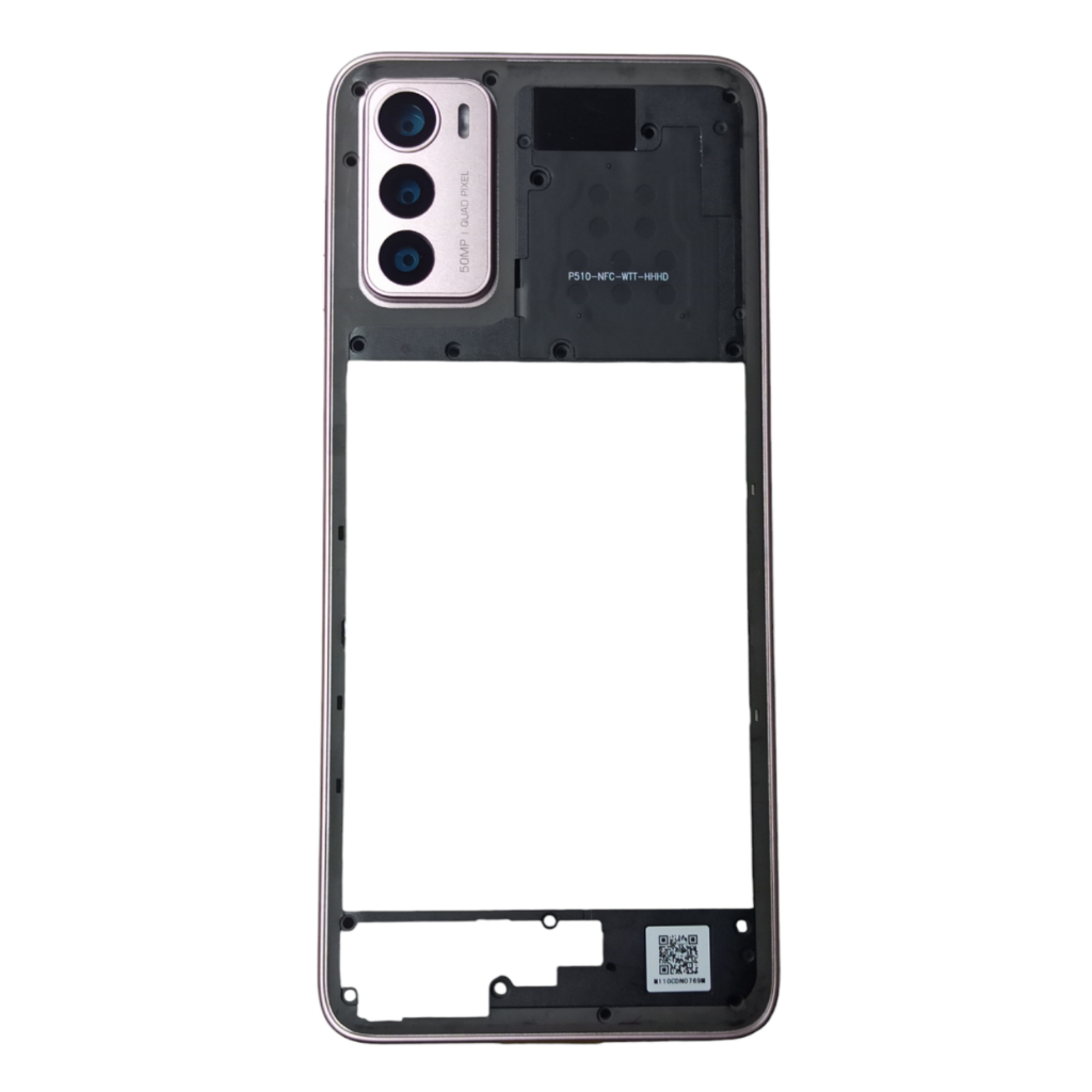 Carcaça Aro Lateral Moldura com Lente Compativel Moto G42 Xt-2223 ROSE ( envio imediato )