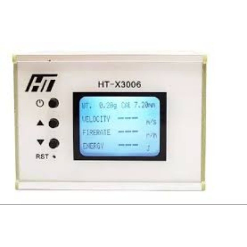 Cronógrafo Ht-x3006. Medidor balístico de Velocidade, FPS, JOULE, ROF e M/S