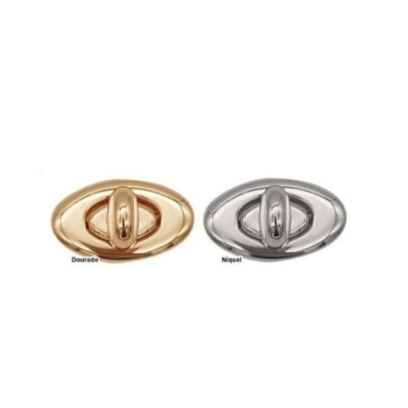 Fecho para bolsa com encaixe com 1/2/5 unidade Tamanho 3,5*2,0 cm cod 01