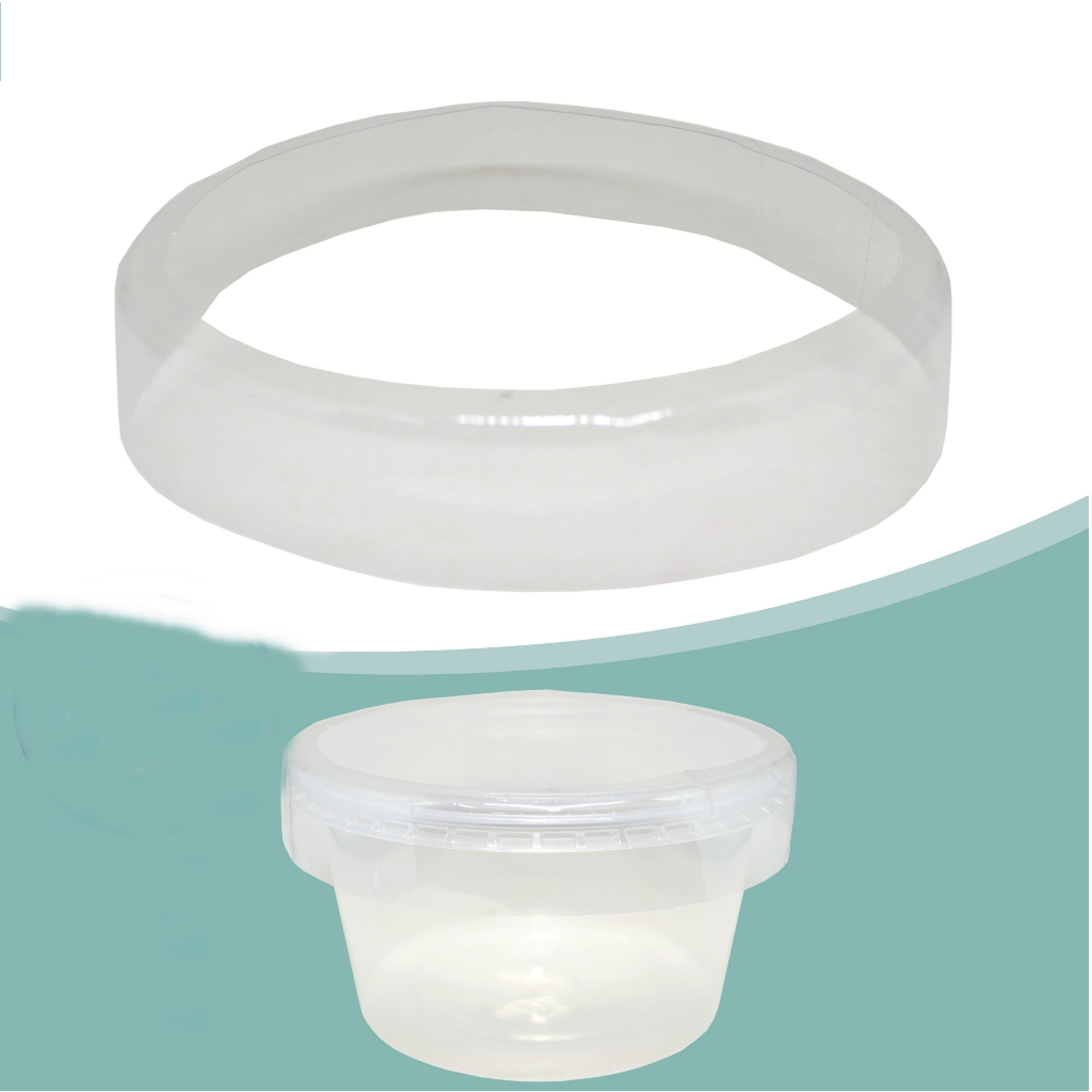 Kit 100 Cápsulas Abertas em PVC Termoencolhível Cristal - Lacre Para Pote Plástico em Oferta na Shopee