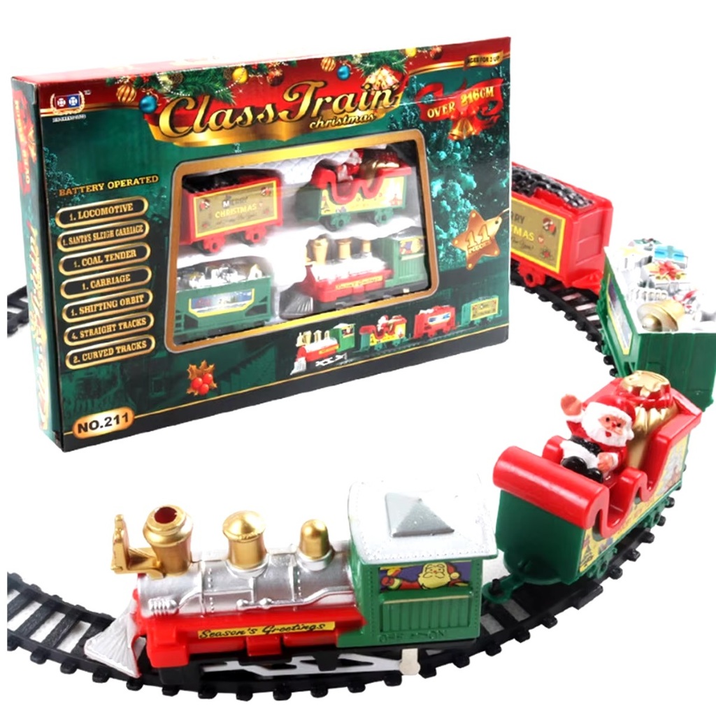 trenzinho Elétrico Infantil Do Papai Noel Brinquedo Natal para crianças e decoração da Árvore