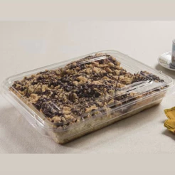 10~50 embalagem para doces / salgados 1500ml Bandeja Multiuso G73 (27x21x6 cm) galvanotek bolo cuca (CHOCO)