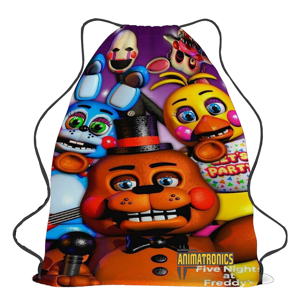 Mochilinha Personalizada Sacolinha Saco Bolsa Bolsinha Mochila Aniversario Lembrancinha Animatronics