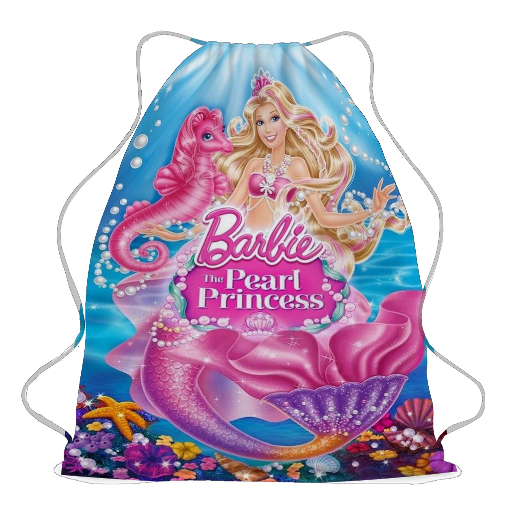 Mochilinha Personalizada Sacolinha Saco Bolsa Bolsinha Mochila Aniversario Lembrancinha Barbie