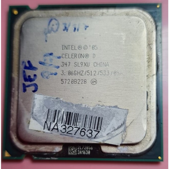 Processador Intel Celeron D 347 3.06GHz / 256KB / 533MHz / Socket 775