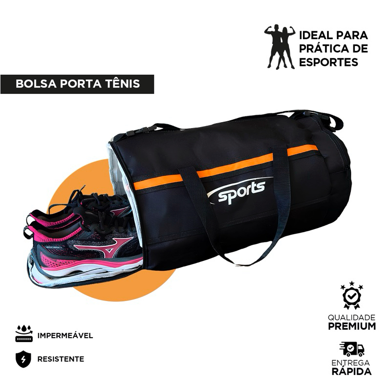 Bolsa Academia Impermeável em Oferta na Shopee