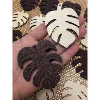 Pingente Costela de Adão 70mm em madeira -2pecas em Oferta na Shopee