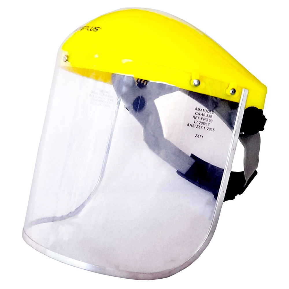 Protetor Facial Incolor Visor em Policarbonato com Catraca
