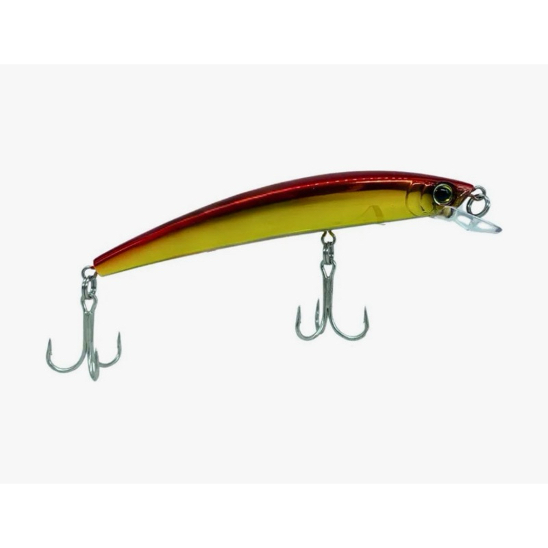 Isca Artificial Yo-Zuri Crystal Minnow F cor Gold Red 110 12g