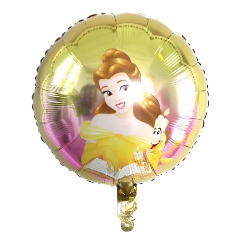 KIT BALÕES METALIZADOS A BELA E A FERA DISNEY em Oferta na Shopee