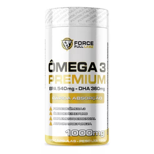 Super Ômega 3 120 Caps Essencial Meg3 Óleo De Peixe Puro