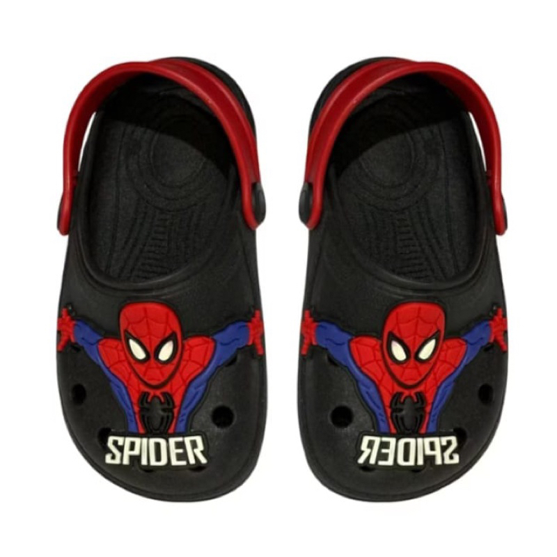 Sandália Infantil Masculino Babuche Para Menino Do homem Aranha Papete Confortável em Oferta na Shopee