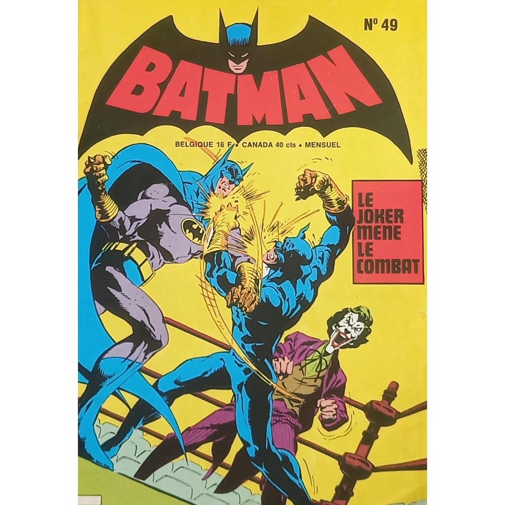 HQ Batman 49 - Bélgica - Batman vs Catman Joker - Vintage - Importada 1976