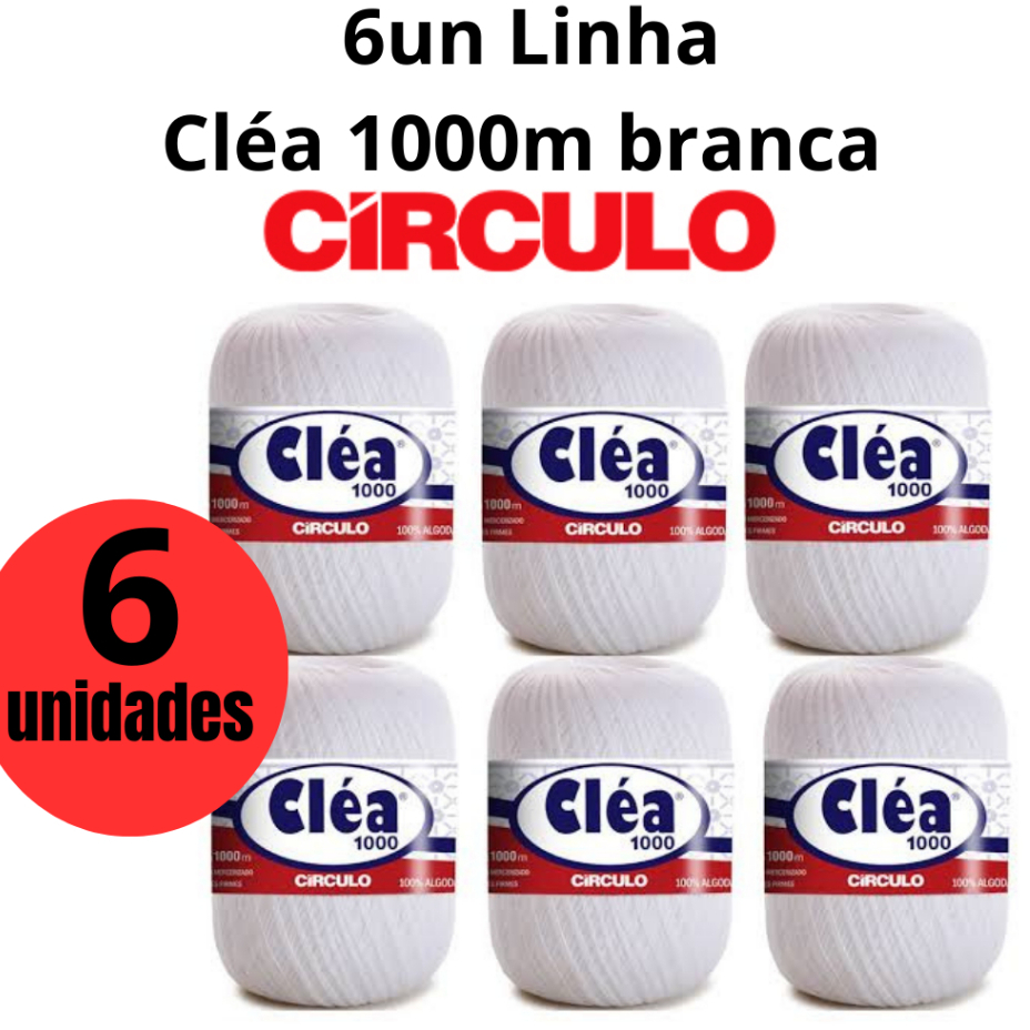 KIT 6 Unidades Linha CLÉA 1000M Branca