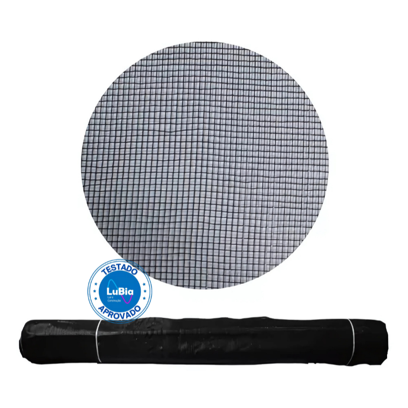 Tela Mosquiteira PRETA 1,00 / 1,50 / 3,00 Largura (Venda por Metro) Sombril 30%